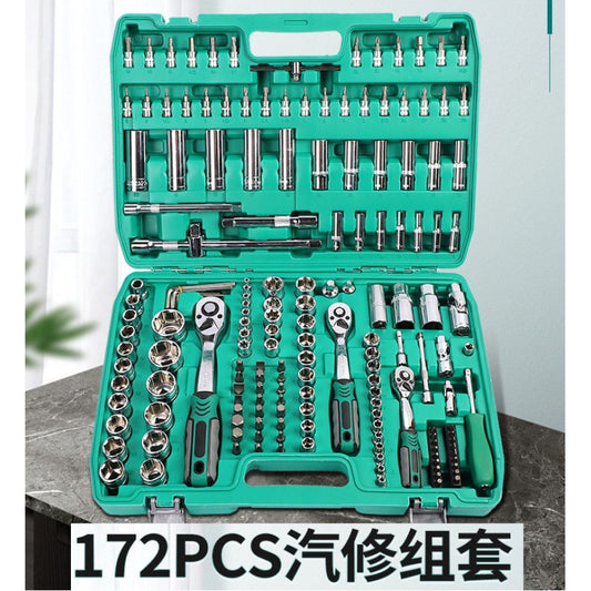 Auto repair tools 172-piece set of chrome vanadium steel