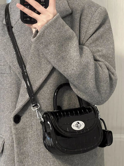 Fashion shoulder bag handbag saddle bag