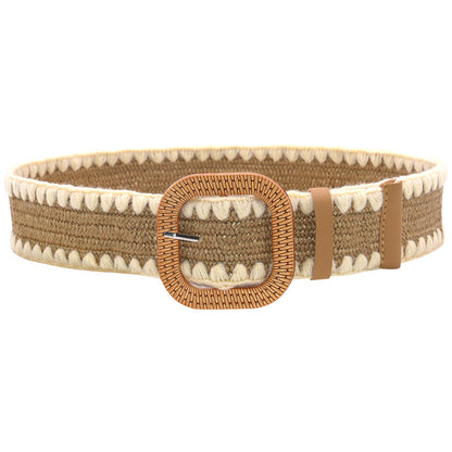 Ethnic lace women's belt