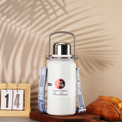 316 Stainless Steel Sports Water Bottle with Handle