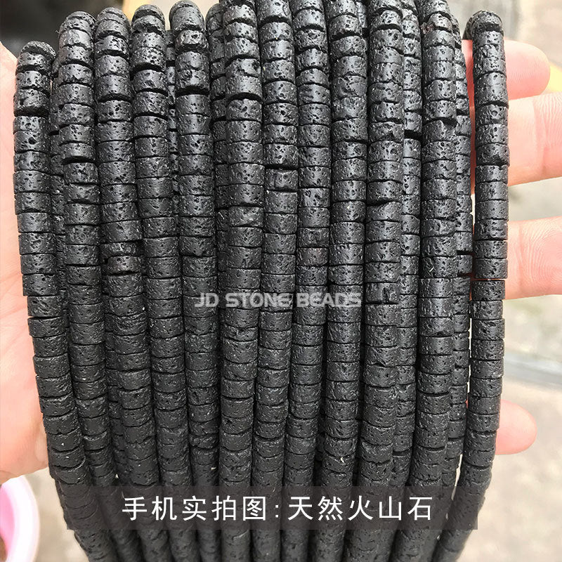 3 * 6Mm natural stone right angle disc loose beads