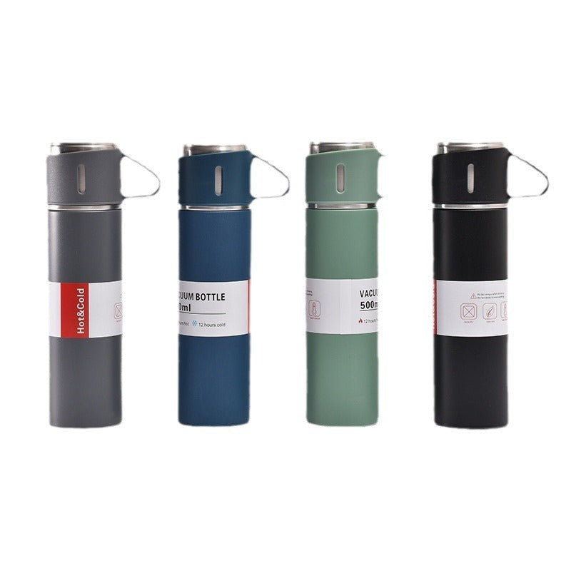 500ML double-layer vacuum outlet thermos cup
