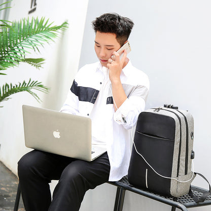 Computer bag charging anti-theft multi-function