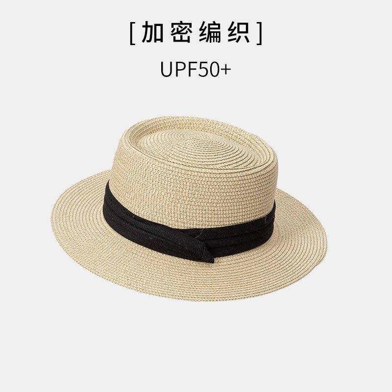 High-Quality Summer Straw Hat Wide-Brim French Sun Hat