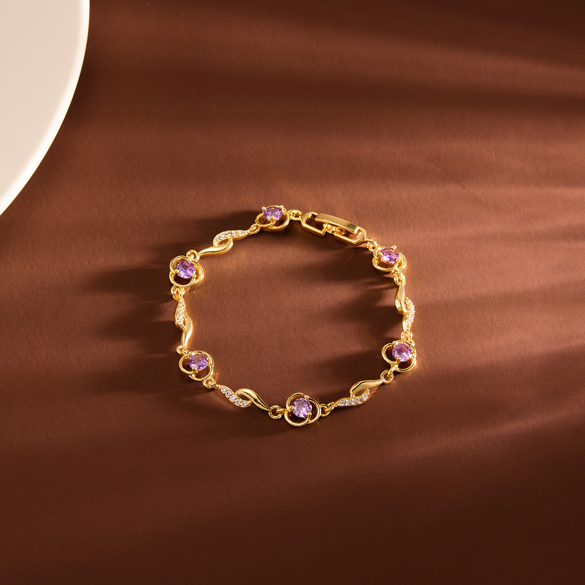 French-Style Titanium Steel Pearl Bracelet — Non-Fading