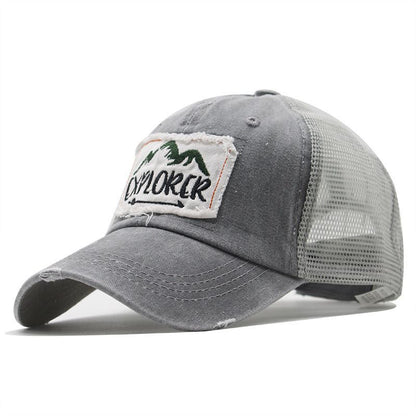 Vintage Embroidered Explorer Cap