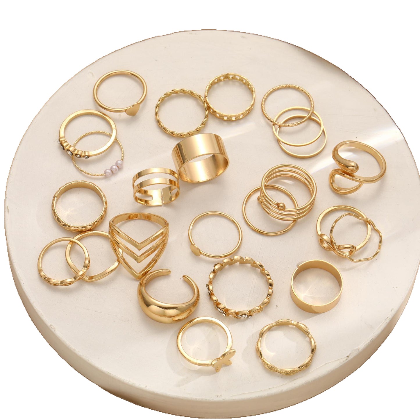 25-Piece Adjustable Ankle Ring Set