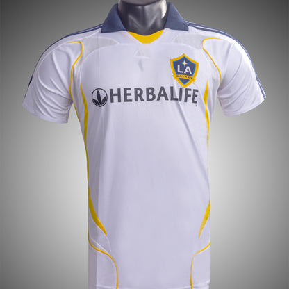 07-12 LA Galaxy 23 Camiseta retro de Beckham 