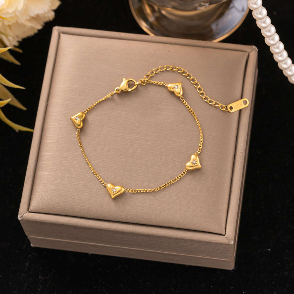 18K Gold Titanium Steel Bracelet