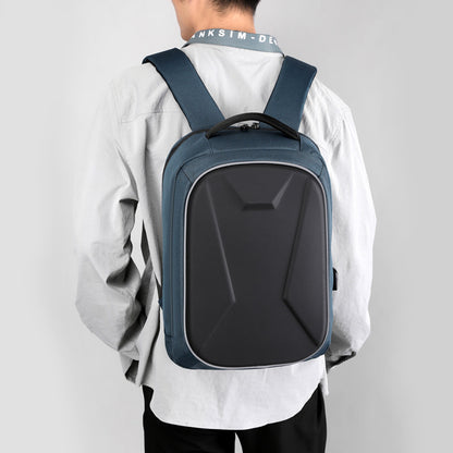 Hard case business backpack USB charging
