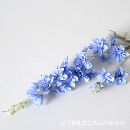 Artificial flowers blue series flowers plastic flowers wholesale