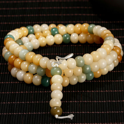 Duobao Bodhi Root 108 Buddha Beads Bracelet