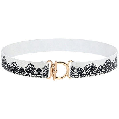 Direct women's elastic belt