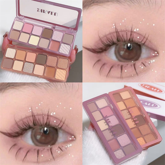 Paleta de sombras de ojos de 12 colores 