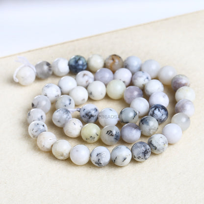 Cuentas sueltas de ópalo verde Cuentas redondas de piedras preciosas australianas 