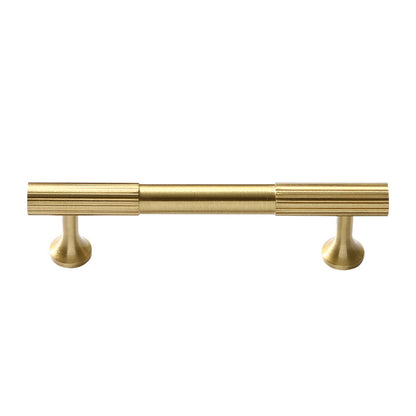 Solid brass cabinet door handle