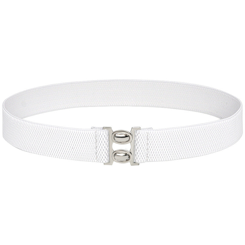 Elastic belt female black