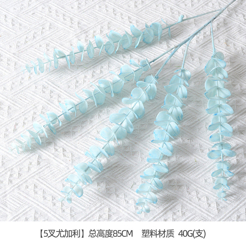 Artificial flowers blue series flowers plastic flowers wholesale