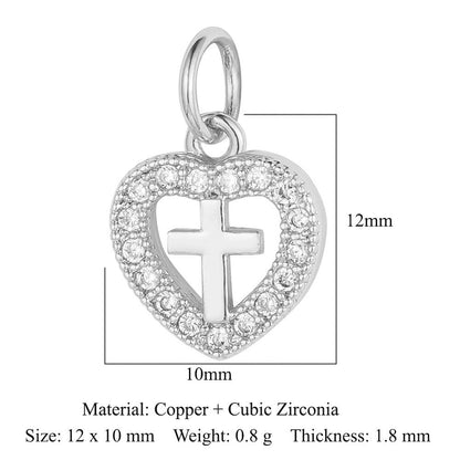Cobra small fish copper zircon pendant.