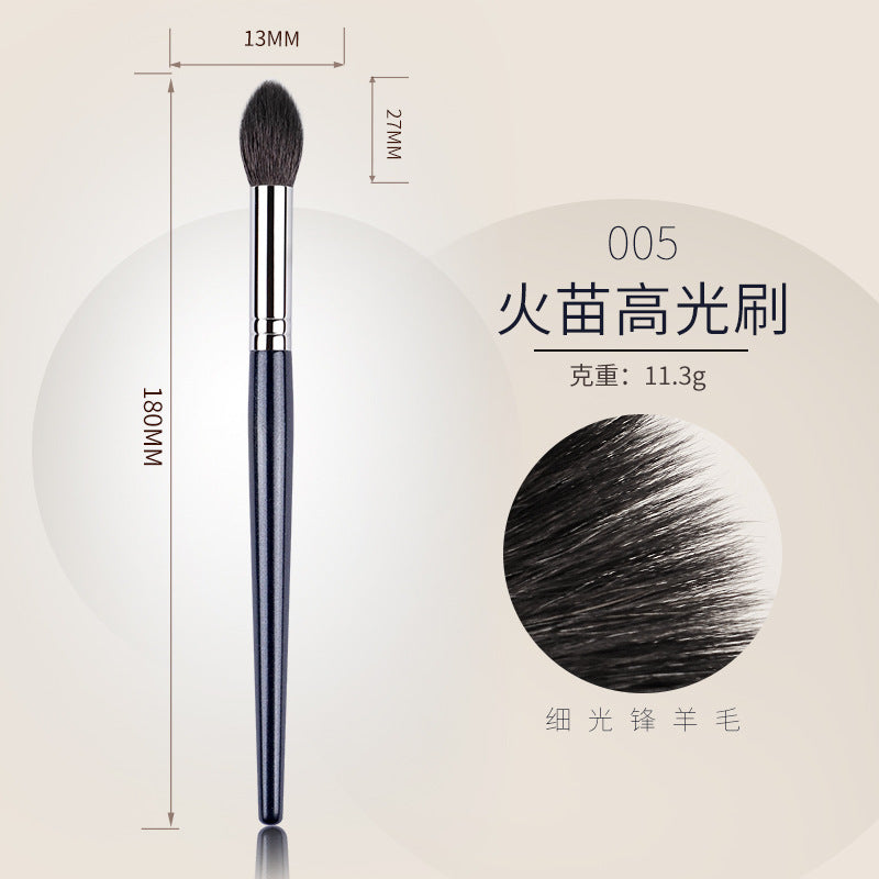 24-Piece Animal Hair Makeup Brush Set