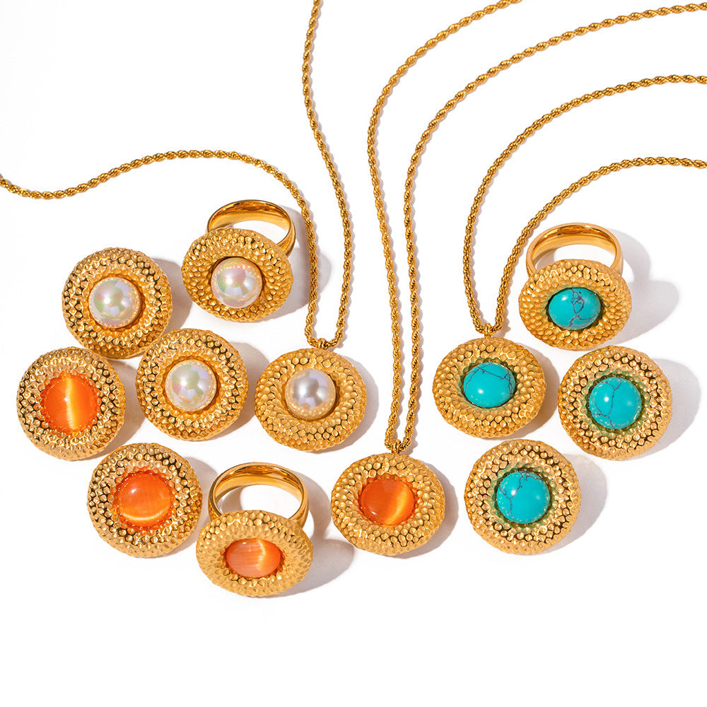 Heart earrings 18k gold