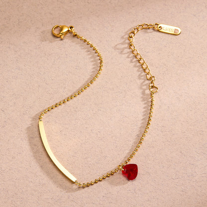 Smile hanging love bracelet