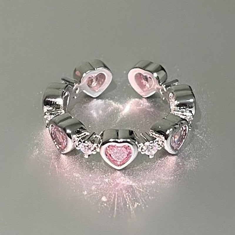 Adjustable Moonstone Index Ring