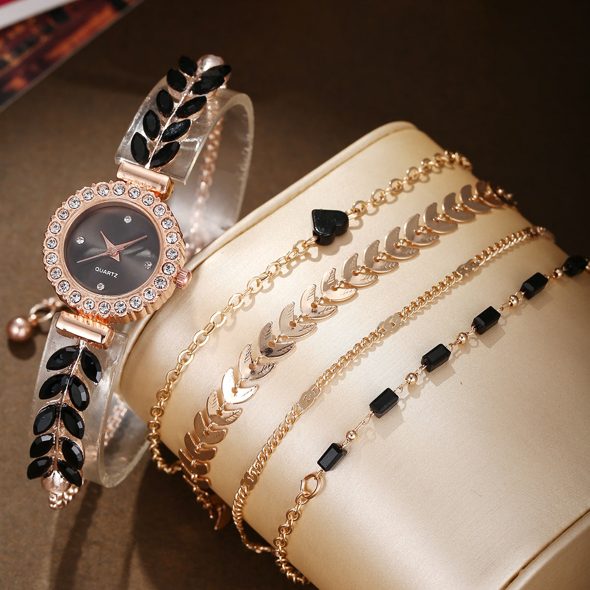 Quartz watch jewelry set wholesale