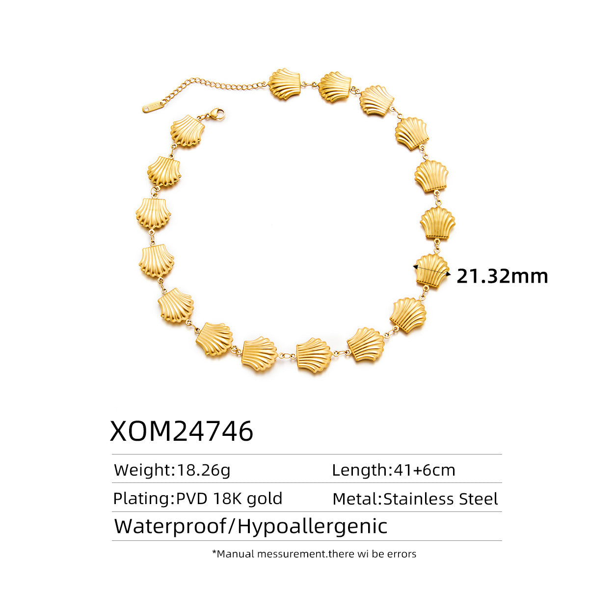 18K Gold Titanium Steel Retro 3D Oil-Pressed Necklace — Fade-Resistant