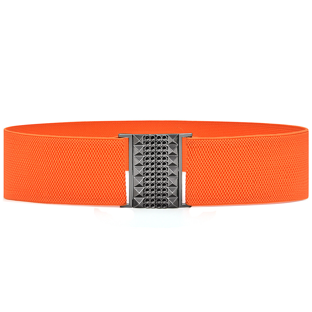 Belt Gold pair buckle elastic belt