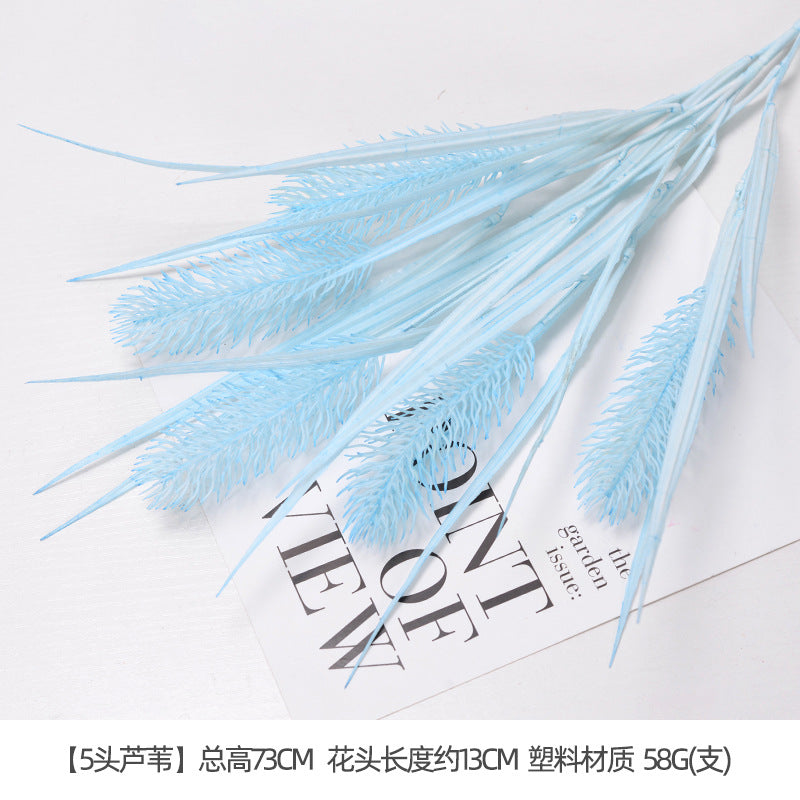 Artificial flowers blue series flowers plastic flowers wholesale