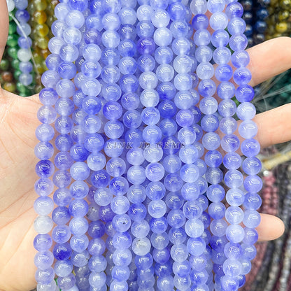 8Mm optimized mixed color chalcedony round beads loose beads