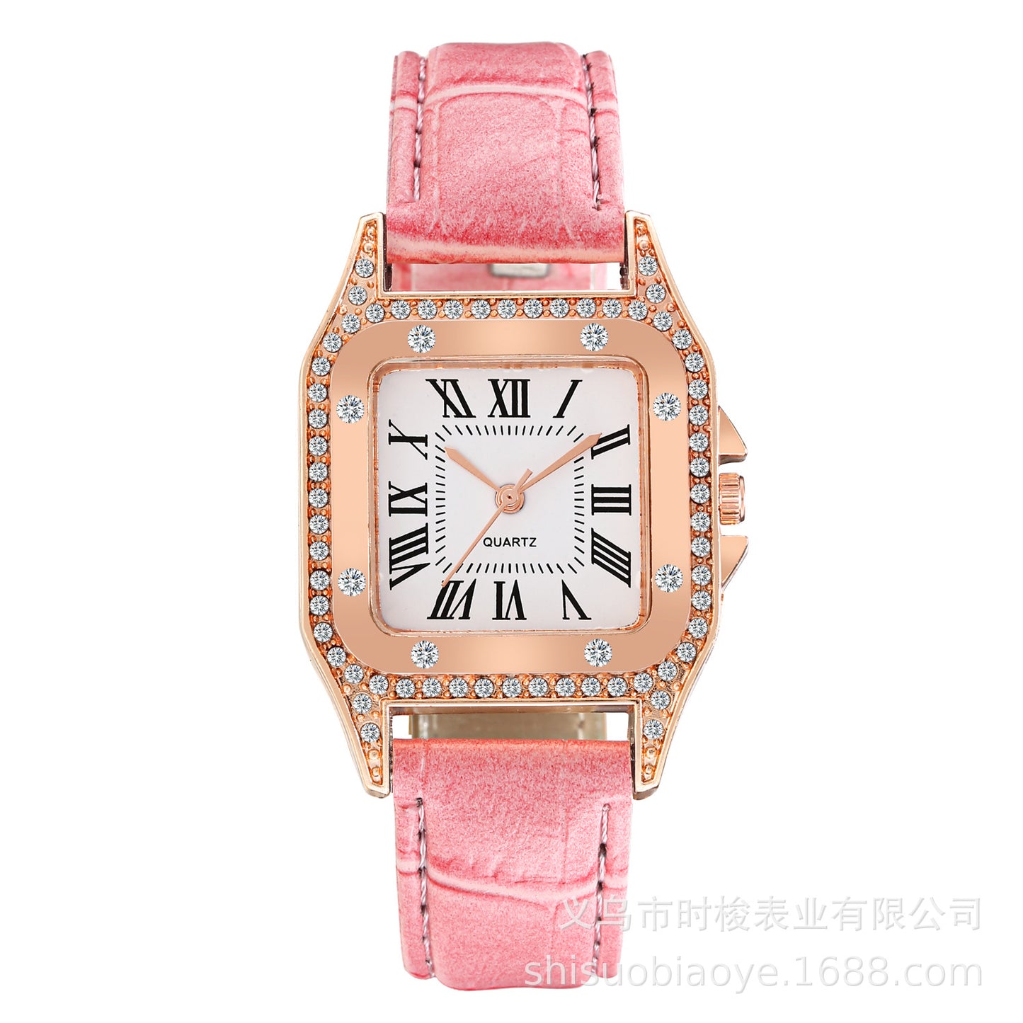 Barrel Square Belt Ladies Watch