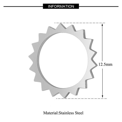 5 pcs/titanium steel jewelry map pineapple pendant accessories