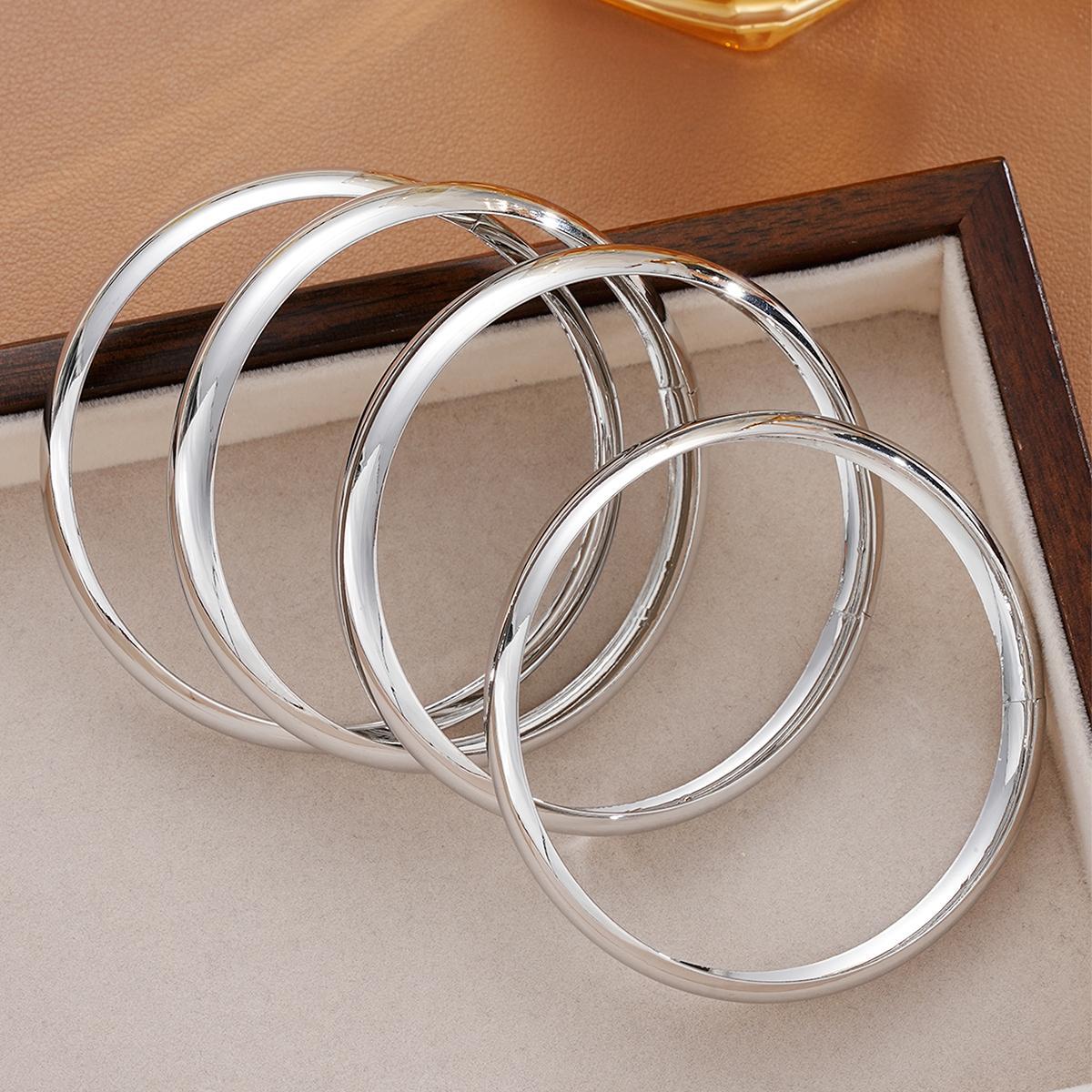 Geometric Metal Bracelet