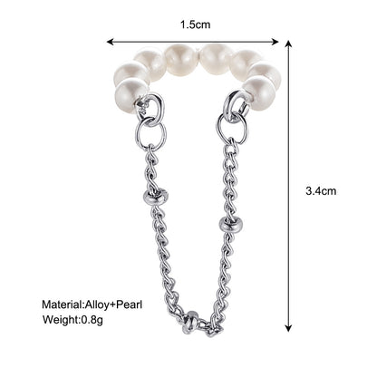Vintage Pearl Double Layer Ear Cuff Ear Clip