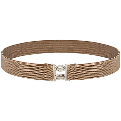 Elastic belt female black