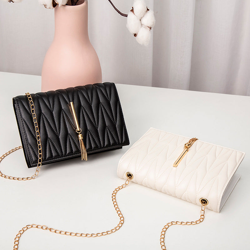 V pattern pressure grid pillow bag