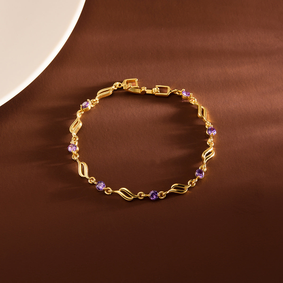 French-Style Titanium Steel Pearl Bracelet — Non-Fading