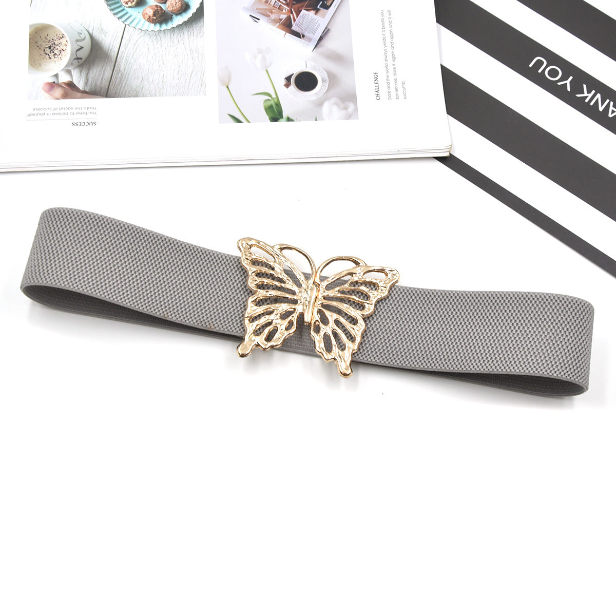 Hollow butterfly decorative belt