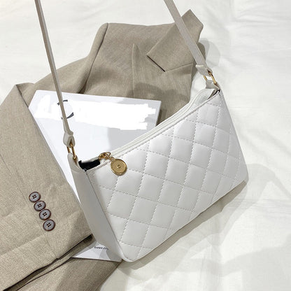 Crossbody embroidered square bag