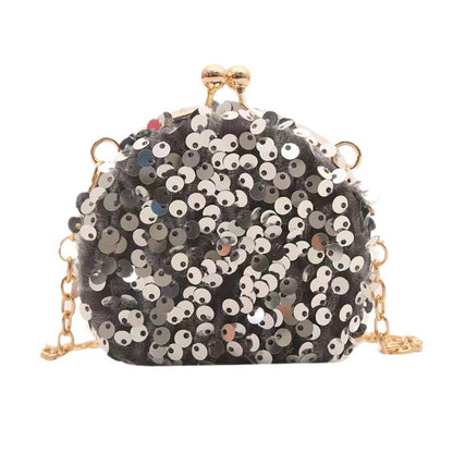 Sequin chain bag
