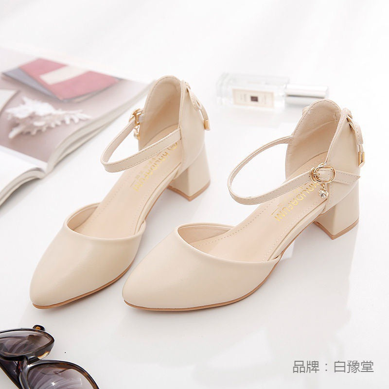 Thick heel high heels children