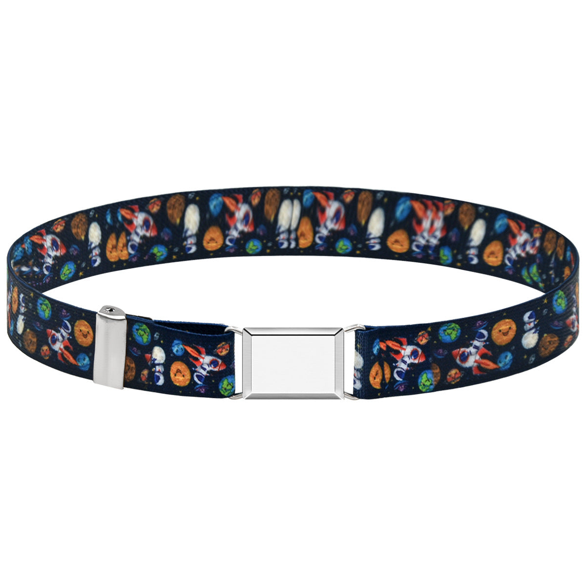 Elastic belt for boys and girls monochrome belt