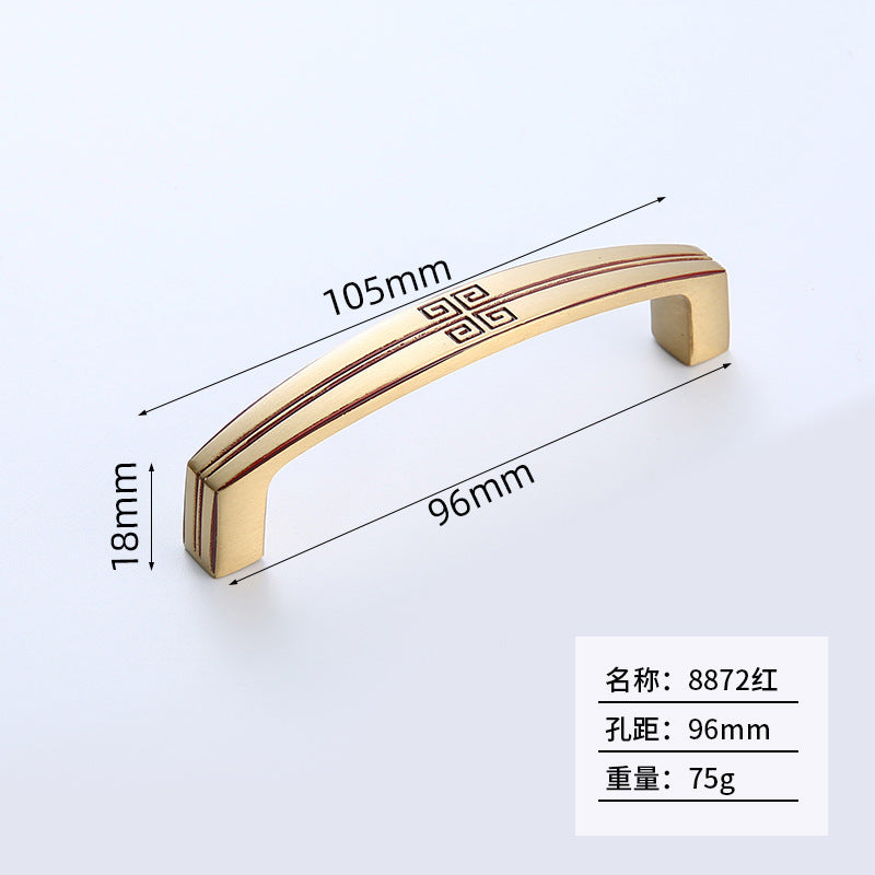 Cabinet door new Chinese brass handle