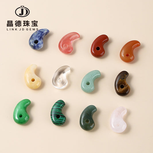 Colgante de jade y ágata cristalina 