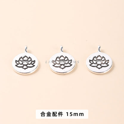 Tibetan silver alloy small pendant accessories