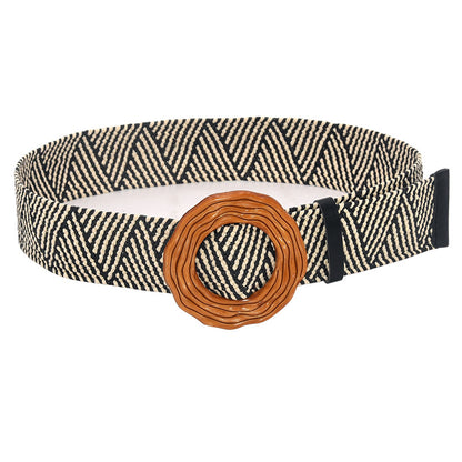 Bohemian Plastic Buckle Decorative Dress Belt