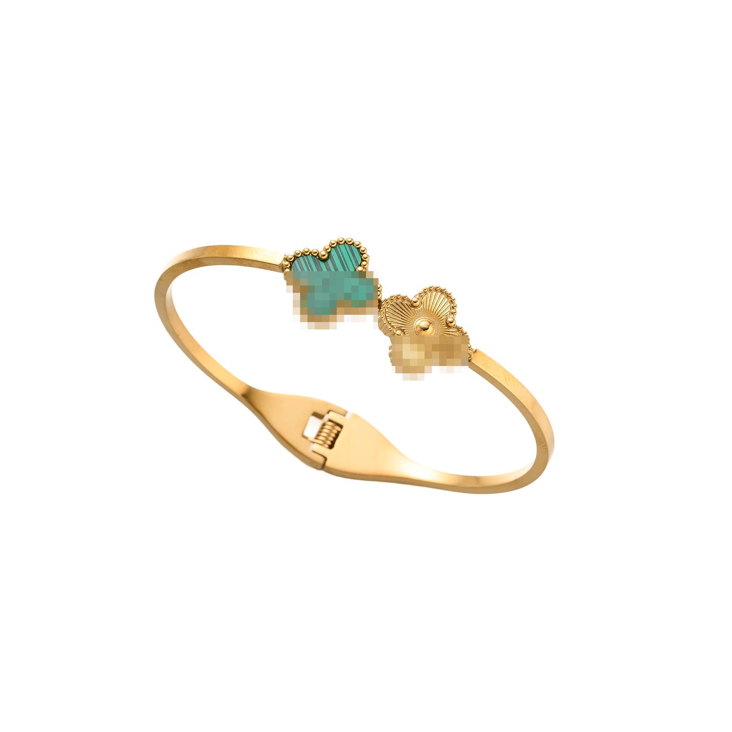 18K Gold Plated Four-Leaf Clover Bracelet