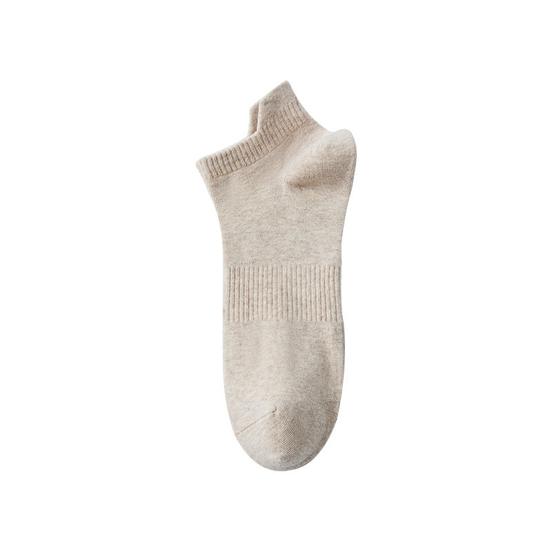 Calcetines tobilleros de algodón transpirables para hombre de primavera y verano 
